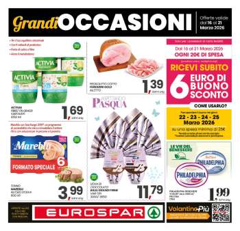 Volantino Eurospar - 16/3/2026 - 21/3/2026.