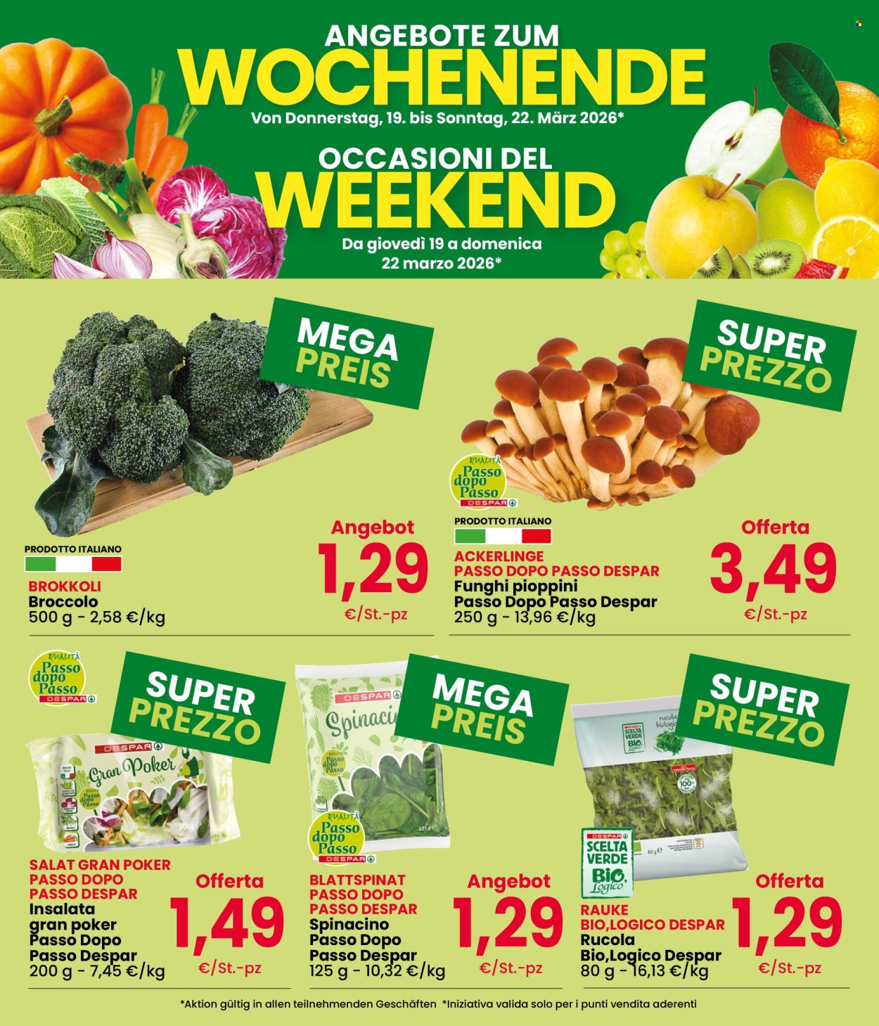 Volantino Eurospar - 19/3/2026 - 22/3/2026. Pagina 2