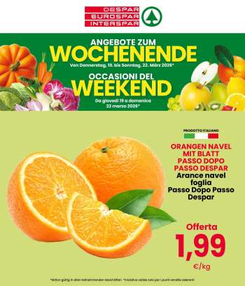 Volantino Interspar - 19/3/2026 - 22/3/2026.