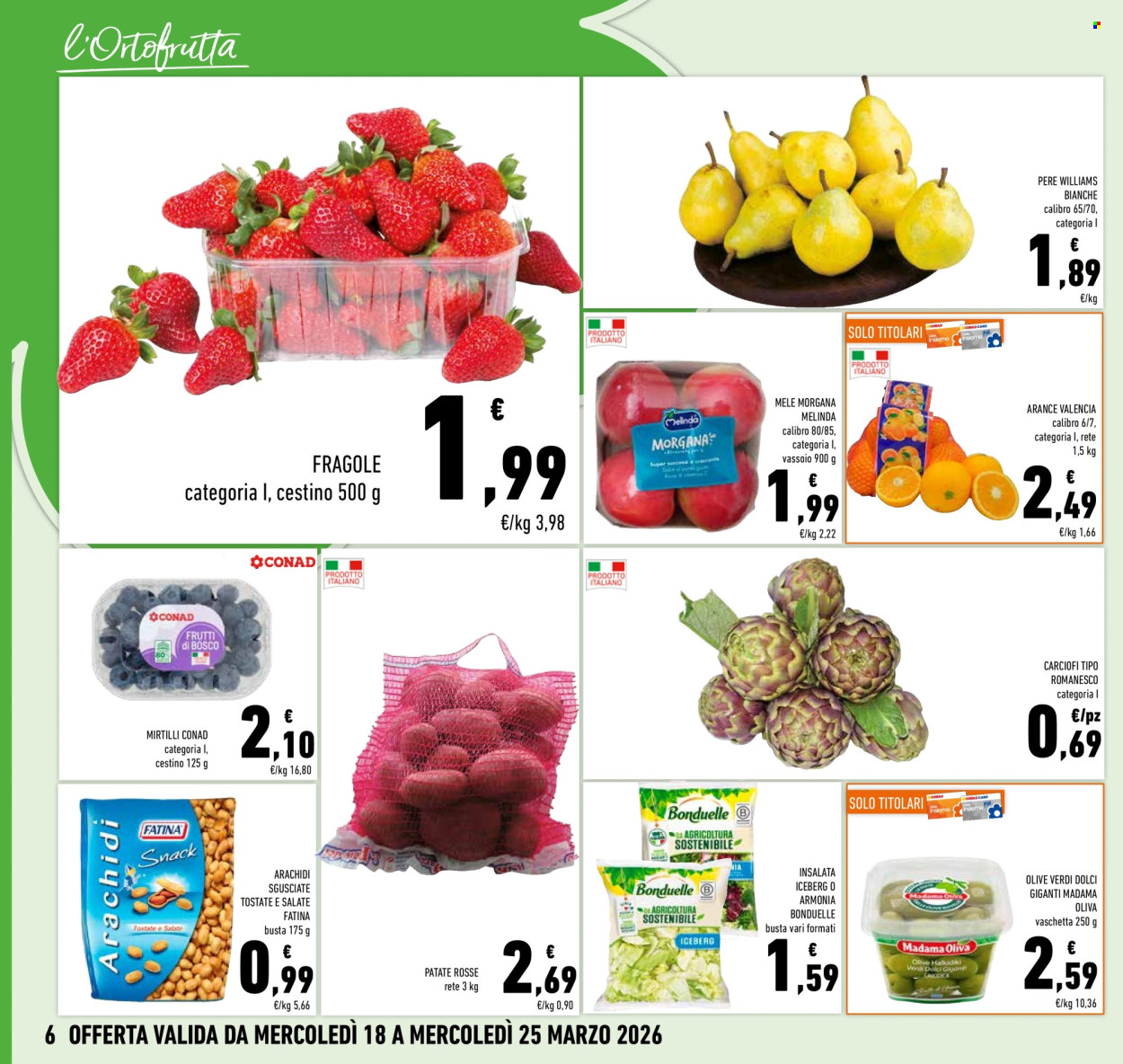 Volantino Conad - 18/3/2026 - 25/3/2026. Pagina 6