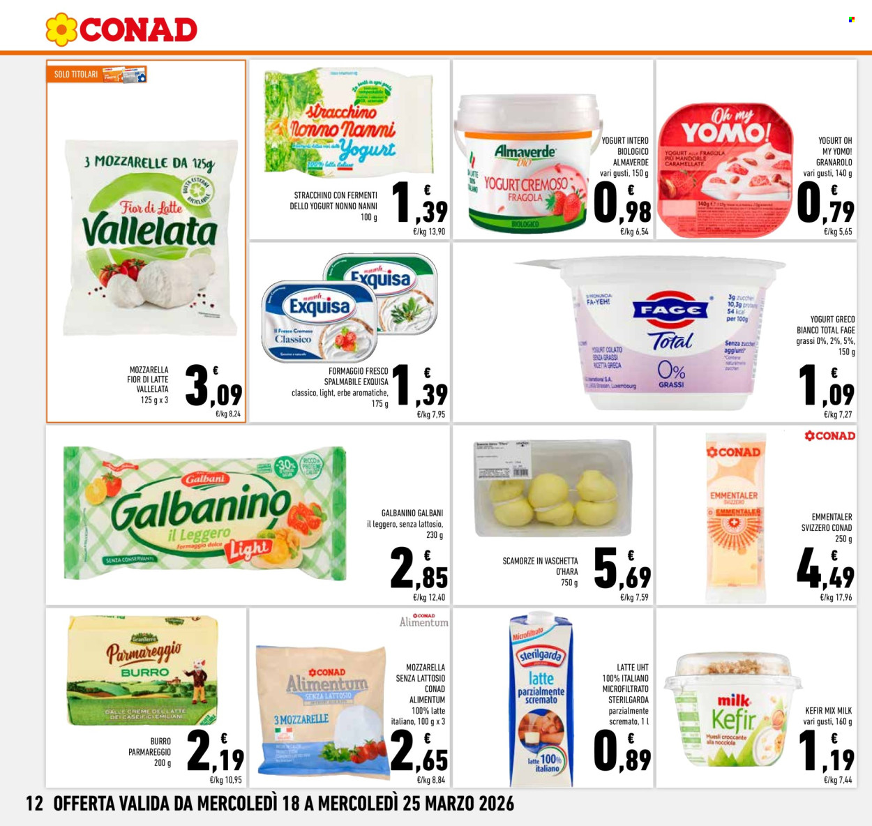 Volantino Conad - 18/3/2026 - 25/3/2026. Pagina 12