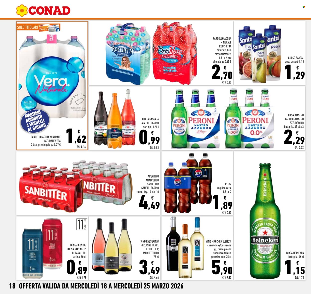 Volantino Conad - 18/3/2026 - 25/3/2026. Pagina 18