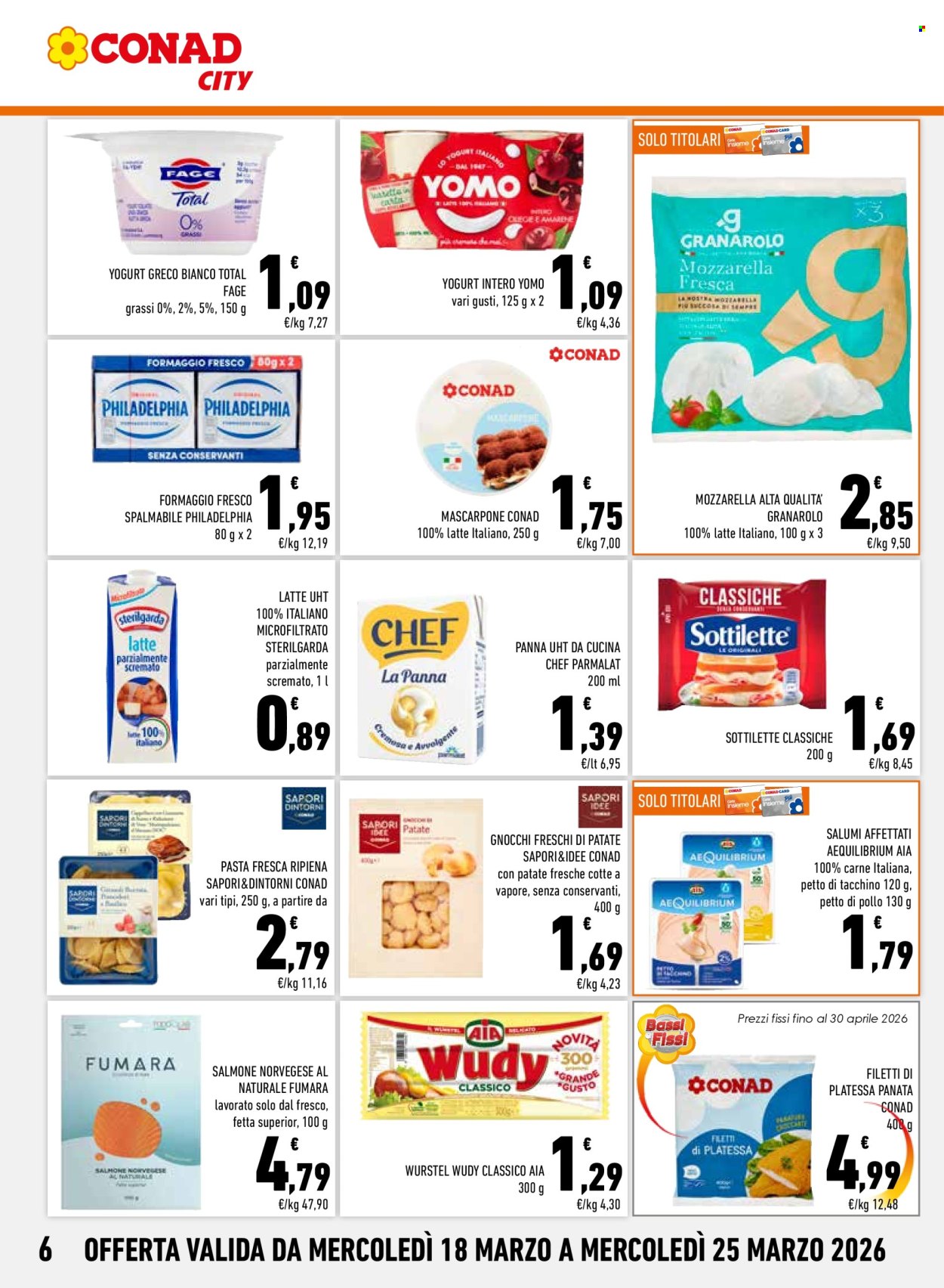 Volantino Conad City - 18/3/2026 - 25/3/2026. Pagina 6