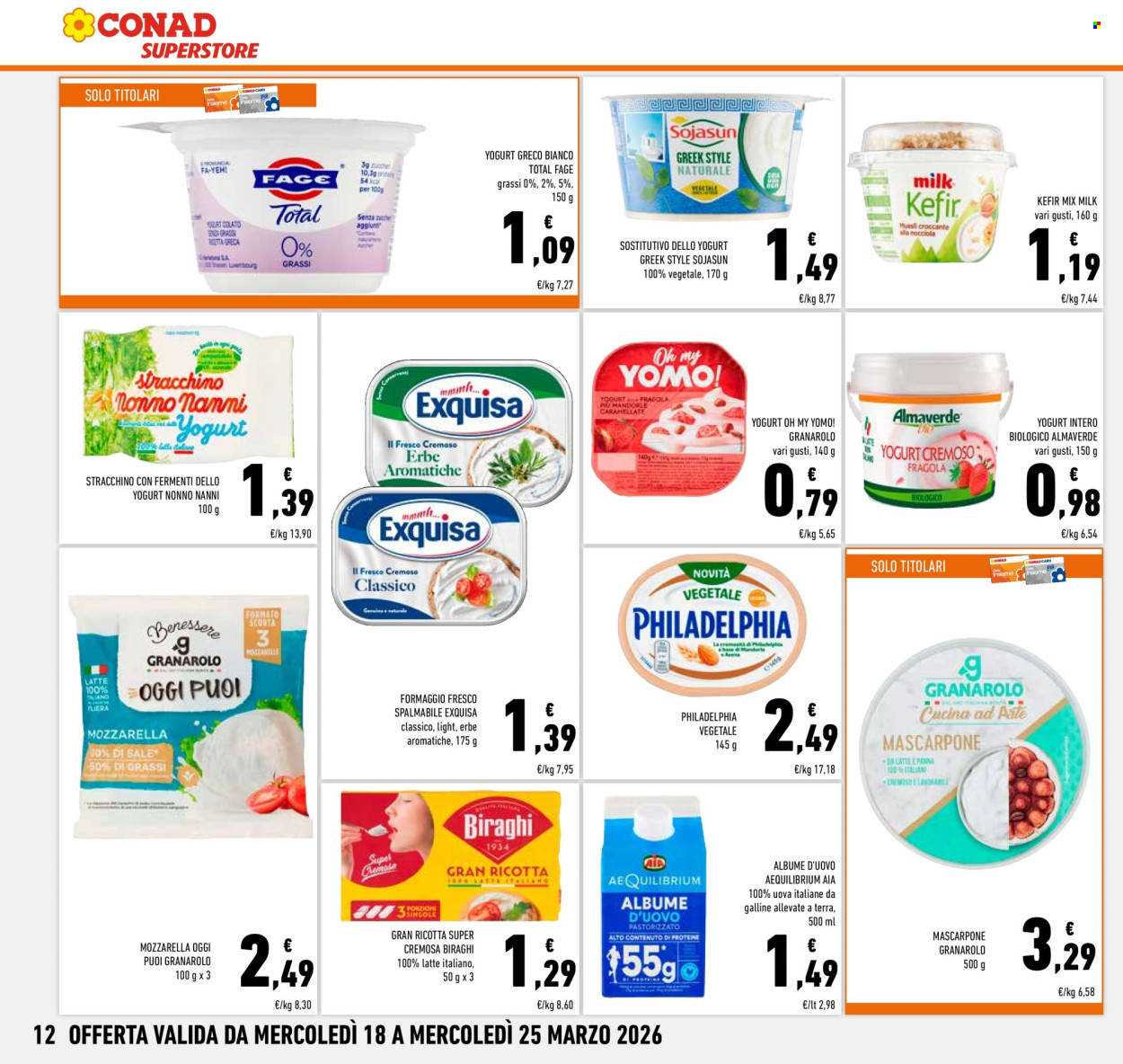 Volantino Conad Superstore - 18/3/2026 - 25/3/2026. Pagina 12