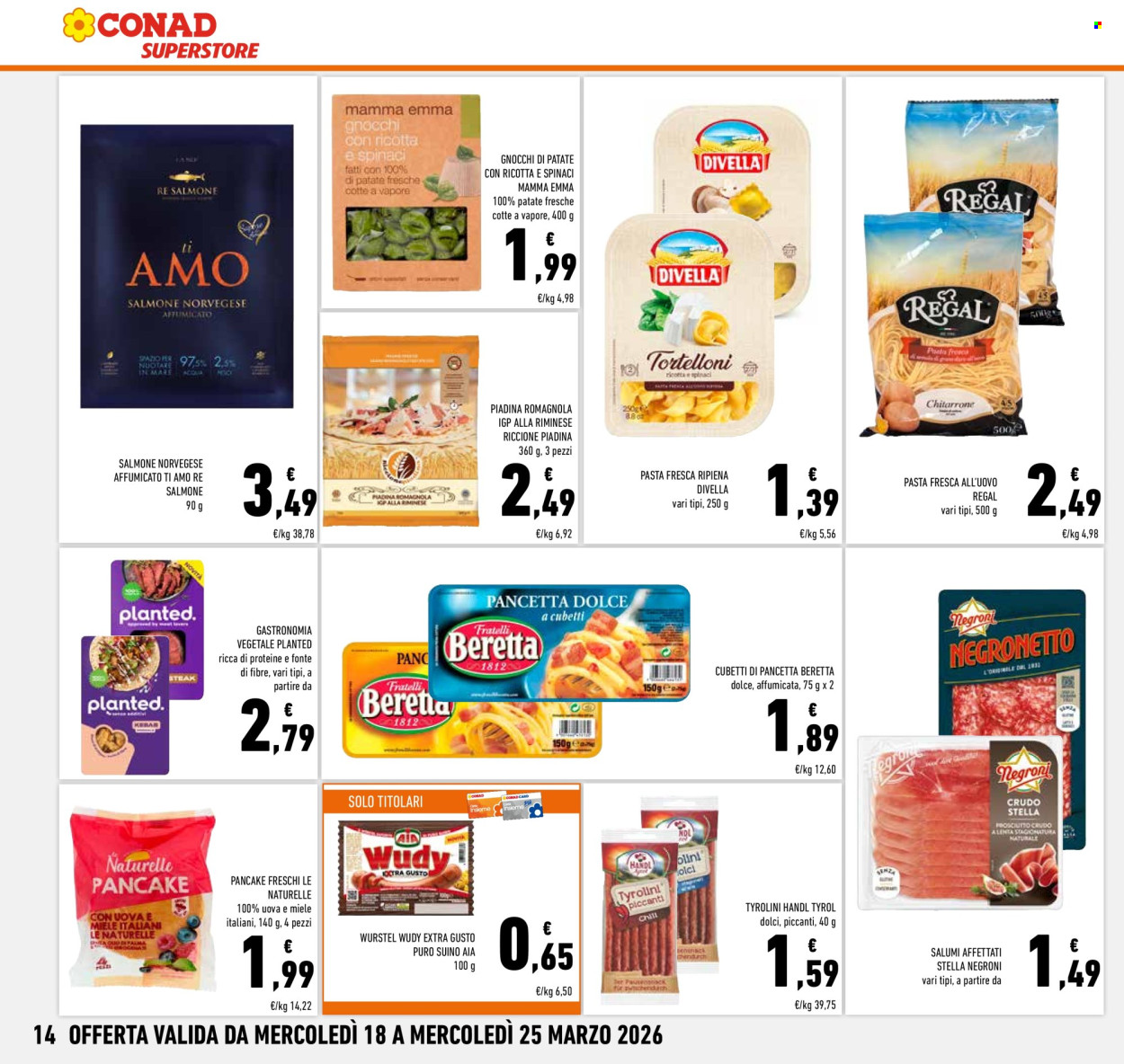 Volantino Conad Superstore - 18/3/2026 - 25/3/2026. Pagina 14