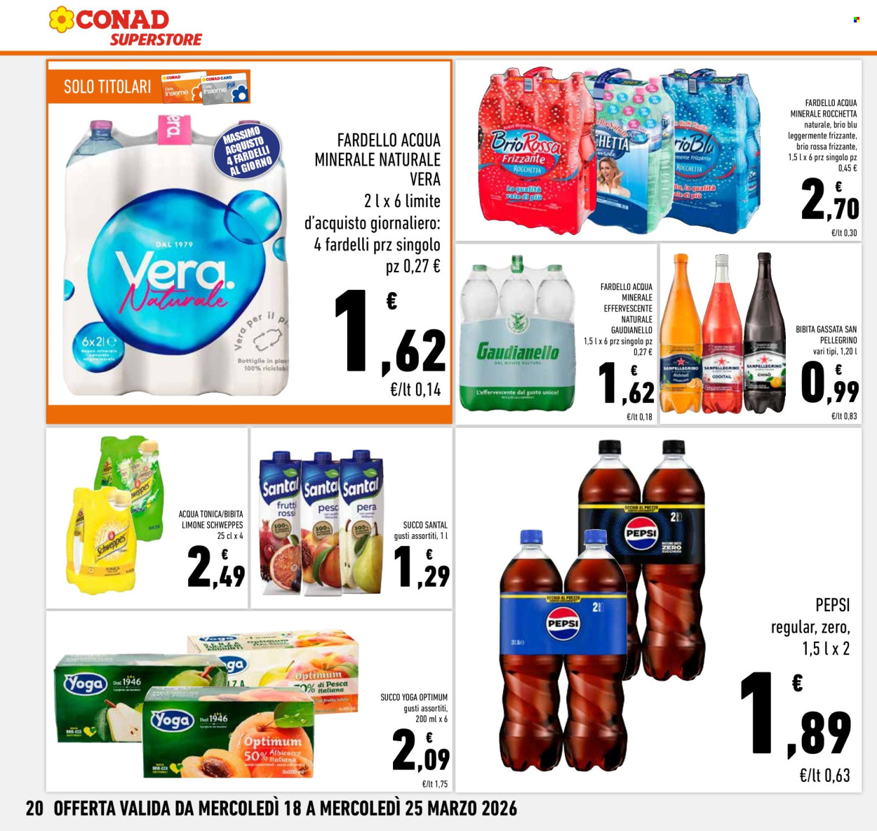 Volantino Conad Superstore - 18/3/2026 - 25/3/2026. Pagina 20