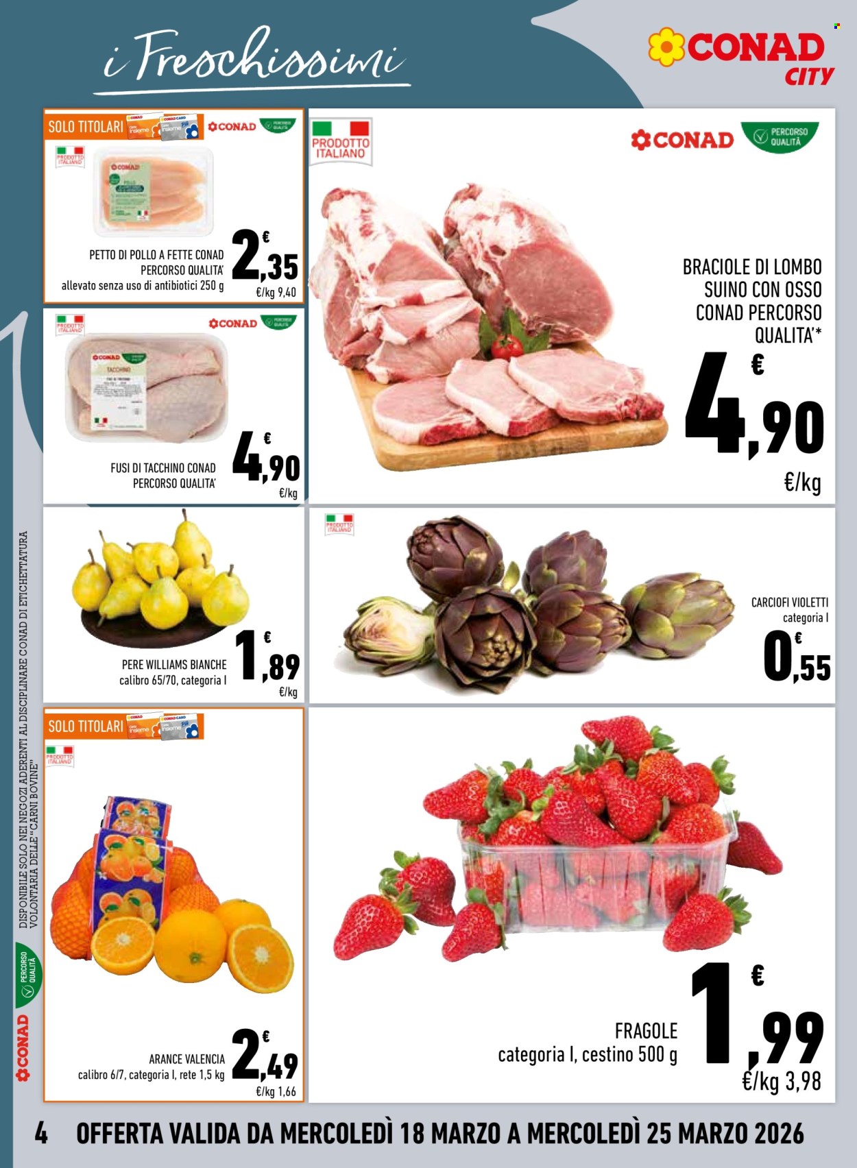 Volantino Conad - 18/3/2026 - 25/3/2026. Pagina 4