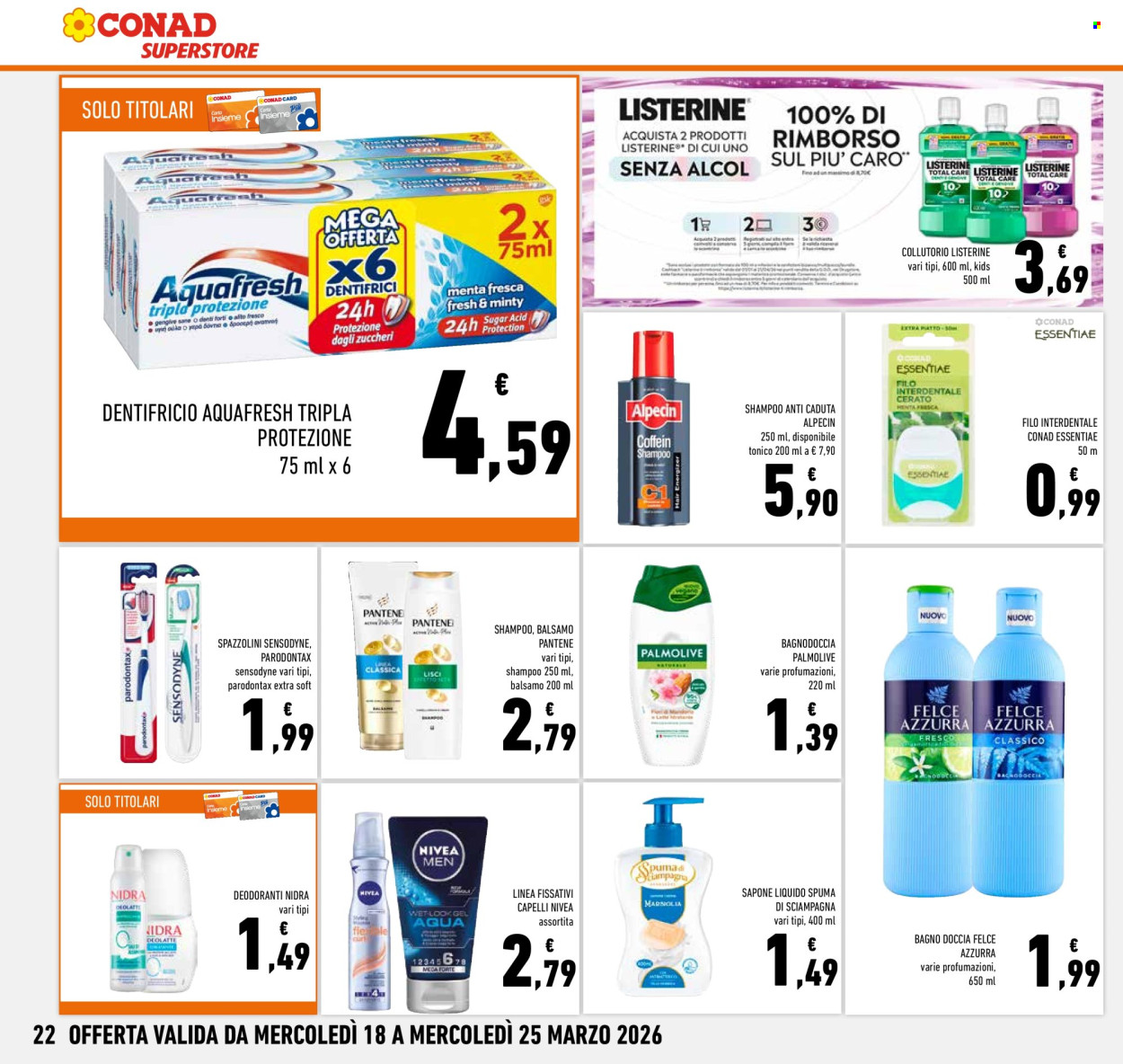 Volantino Conad Superstore - 18/3/2026 - 25/3/2026. Pagina 22