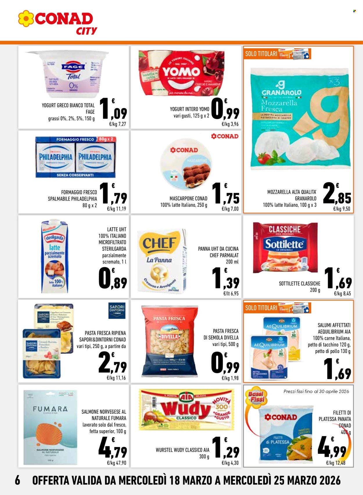 Volantino Conad - 18/3/2026 - 25/3/2026. Pagina 6
