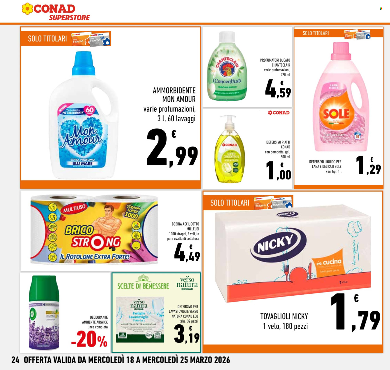 Volantino Conad Superstore - 18/3/2026 - 25/3/2026. Pagina 24