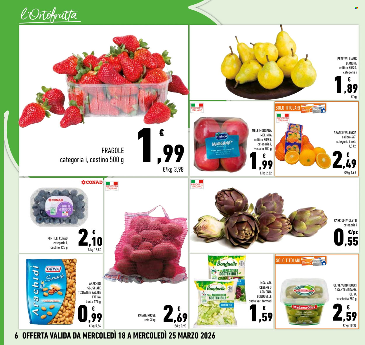 Volantino Conad - 18/3/2026 - 25/3/2026. Pagina 6