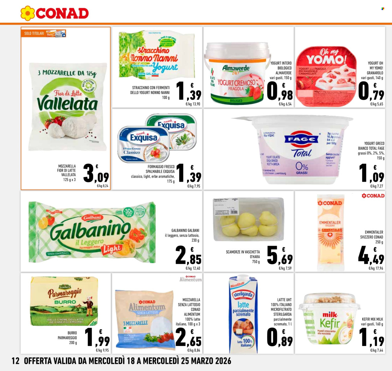 Volantino Conad - 18/3/2026 - 25/3/2026. Pagina 12