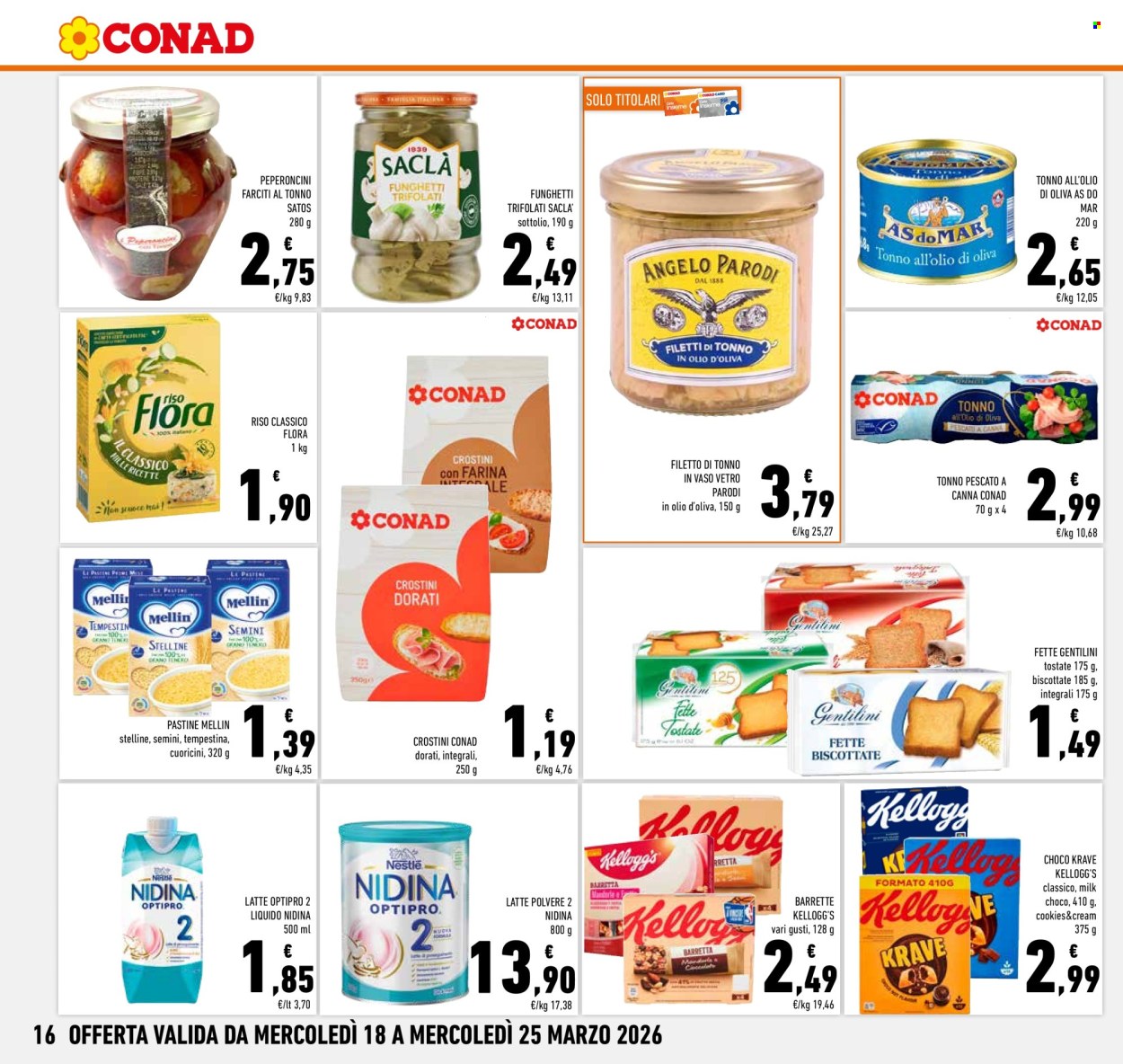 Volantino Conad - 18/3/2026 - 25/3/2026. Pagina 16