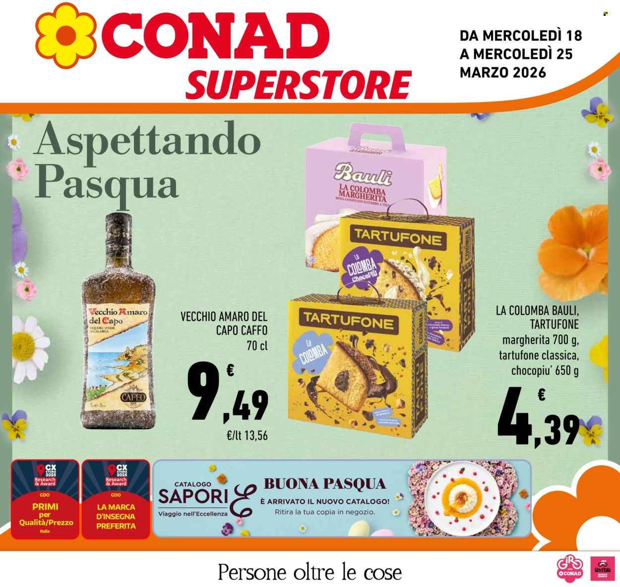 Volantino Conad Superstore - 18/3/2026 - 25/3/2026. Pagina 1