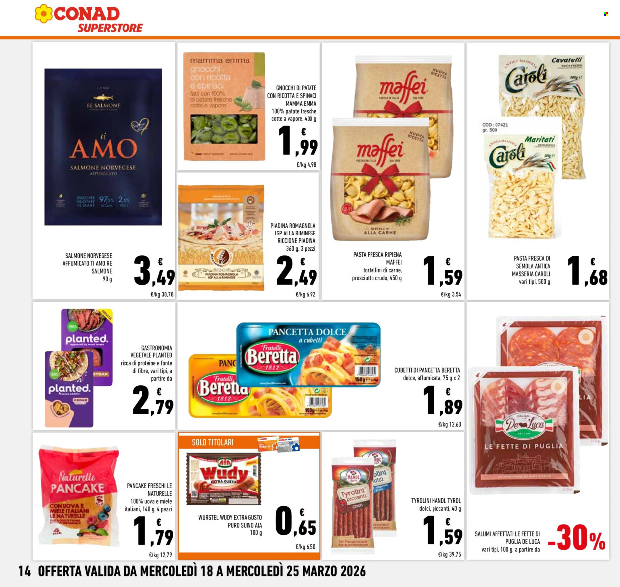 Volantino Conad Superstore - 18/3/2026 - 25/3/2026. Pagina 14