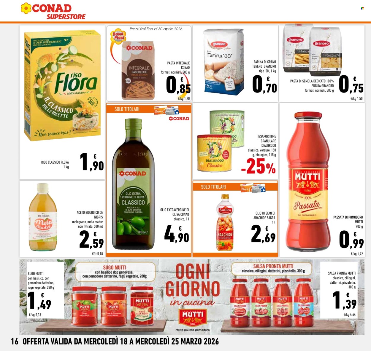 Volantino Conad Superstore - 18/3/2026 - 25/3/2026. Pagina 16
