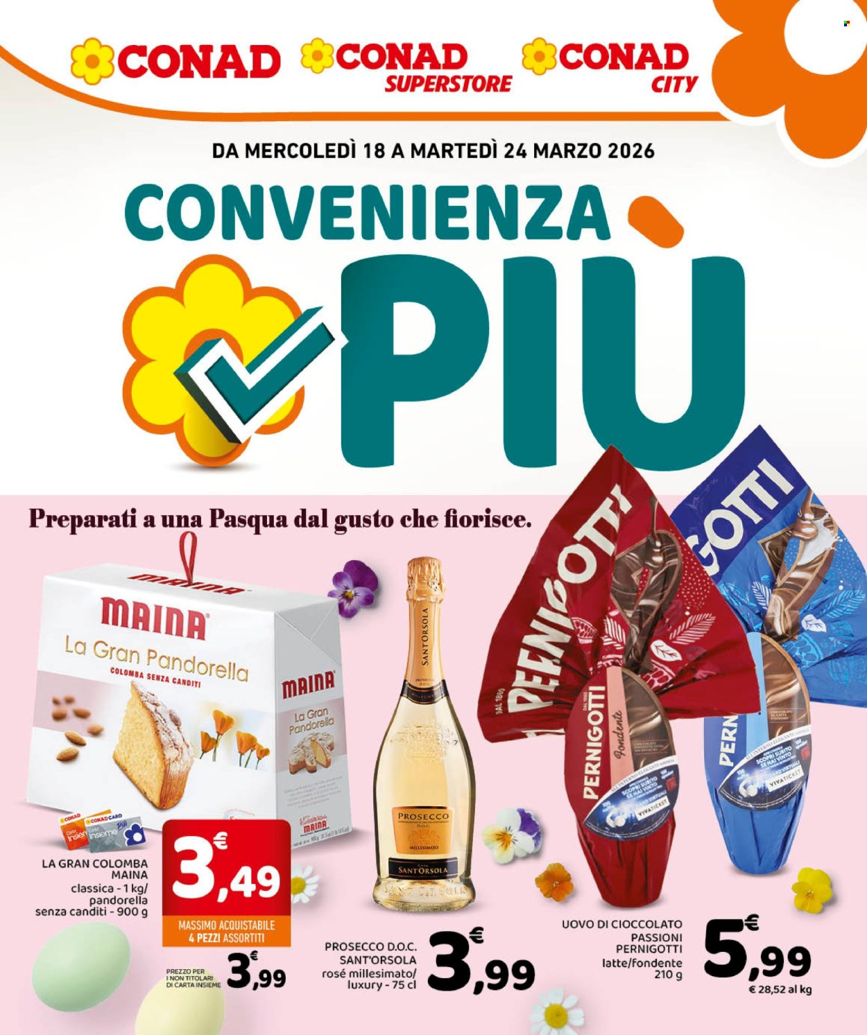 Volantino Conad - 18/3/2026 - 24/3/2026. Pagina 1