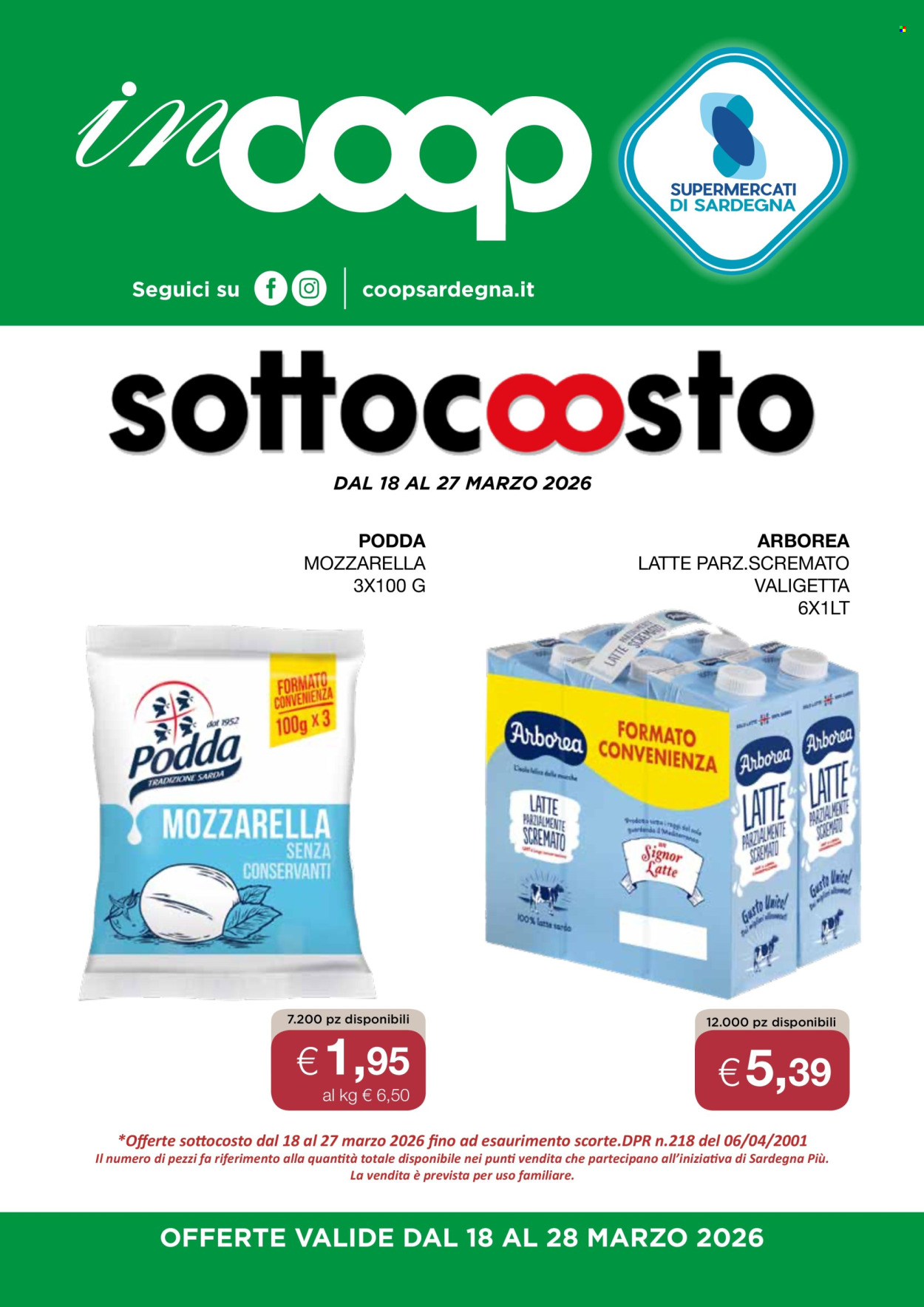 Volantino Coop - 18/3/2026 - 28/3/2026. Pagina 1