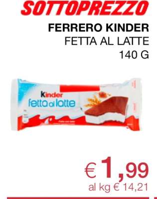 Ferrero Kinder Fetta al latte