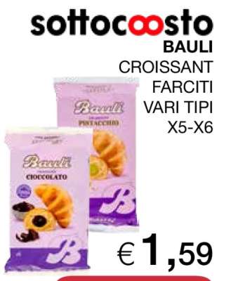 BAULI CROISSANT FARCITI VARI TIPI X5-X6