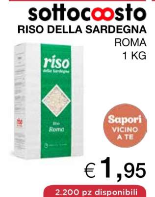 RISO DELLA SARDEGNA ROMA 1 KG