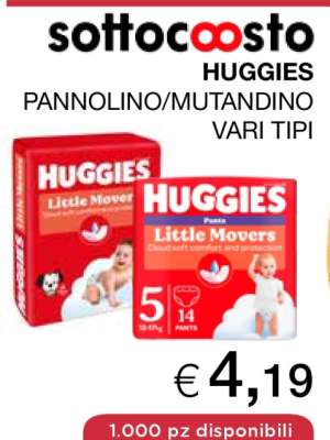 HUGGIES PANNOLINO/MUTANDINO
