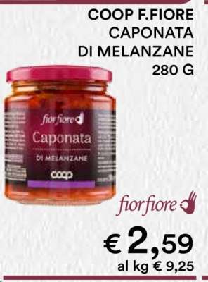 COOP F.FIORE CAPONATA DI MELANZANE 280 G