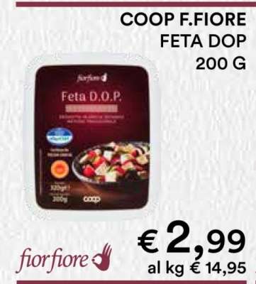 COOP F.FIORE FETA DOP 200 G