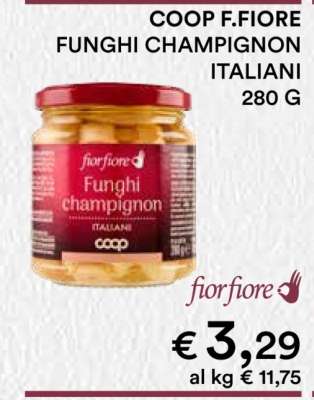 COOP F.FIORE FUNGHI CHAMPIGNON ITALIANI