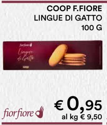 COOP F.FIORE LINGUE DI GATTO