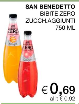 San Benedetto Bibite Zero