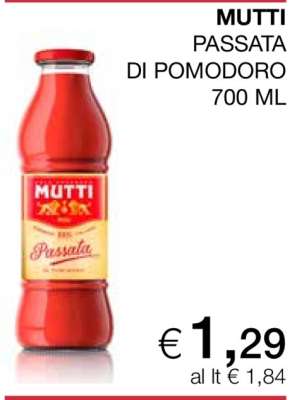 MUTTI PASSATA DI POMODORO 700 ML