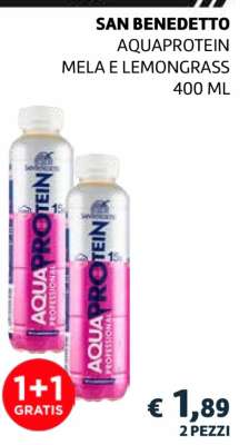 SAN BENEDETTO AQUAPROTEIN MELA E LEMONGRASS 400 ML