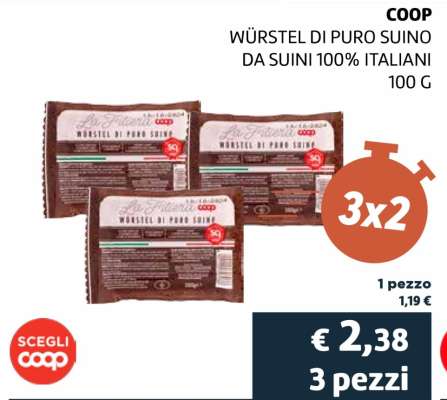 COOP Würstel di puro suino