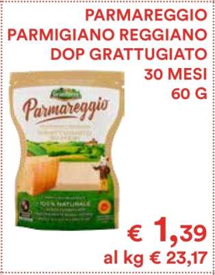 PARMAREGGIO PARMIGIANO REGGIANO DOP GRATTUGIATO