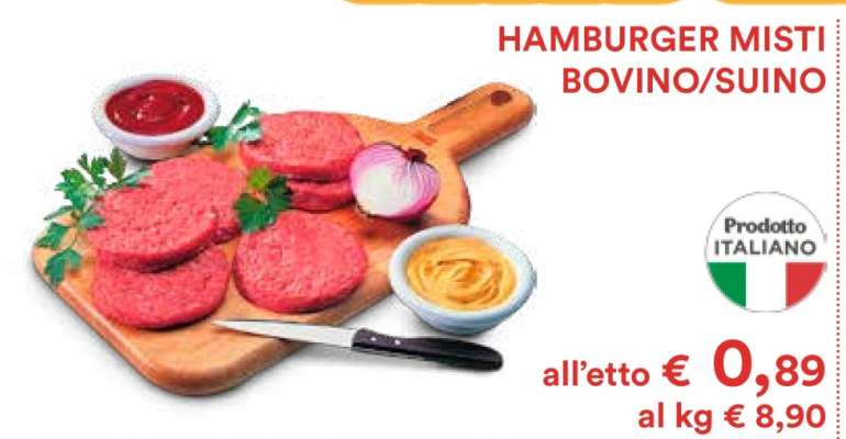 HAMBURGER MISTI BOVINO/SUINO