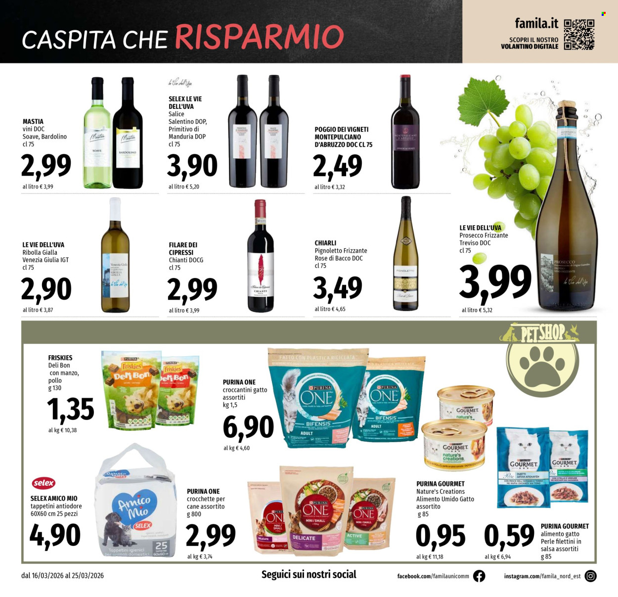 Volantino Famila - 16/3/2026 - 25/3/2026. Pagina 18