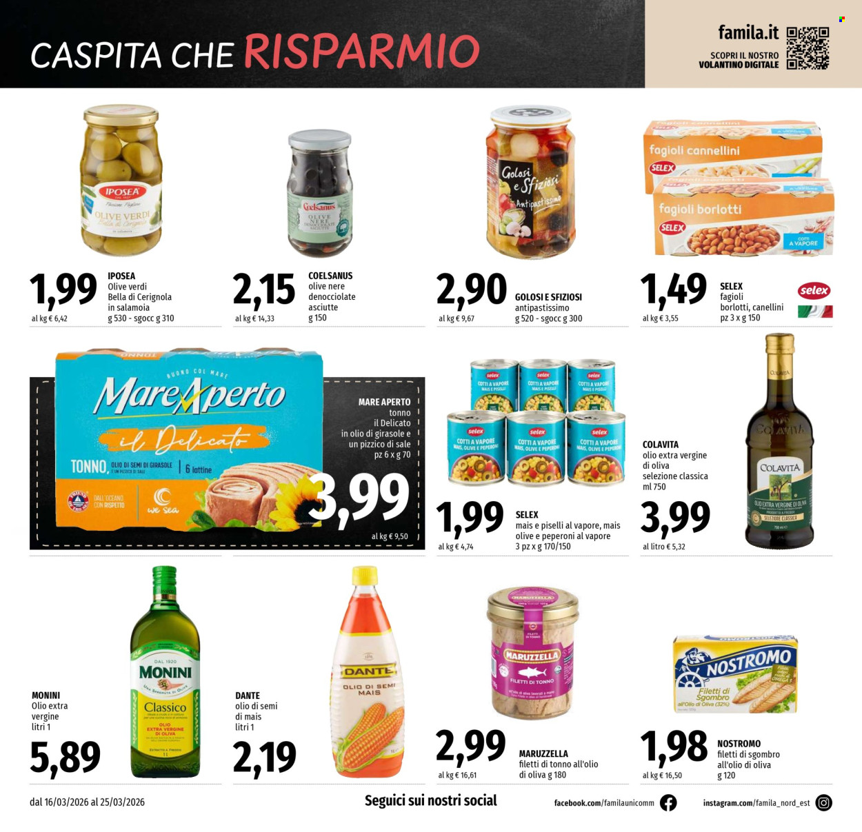 Volantino Famila - 16/3/2026 - 25/3/2026. Pagina 10