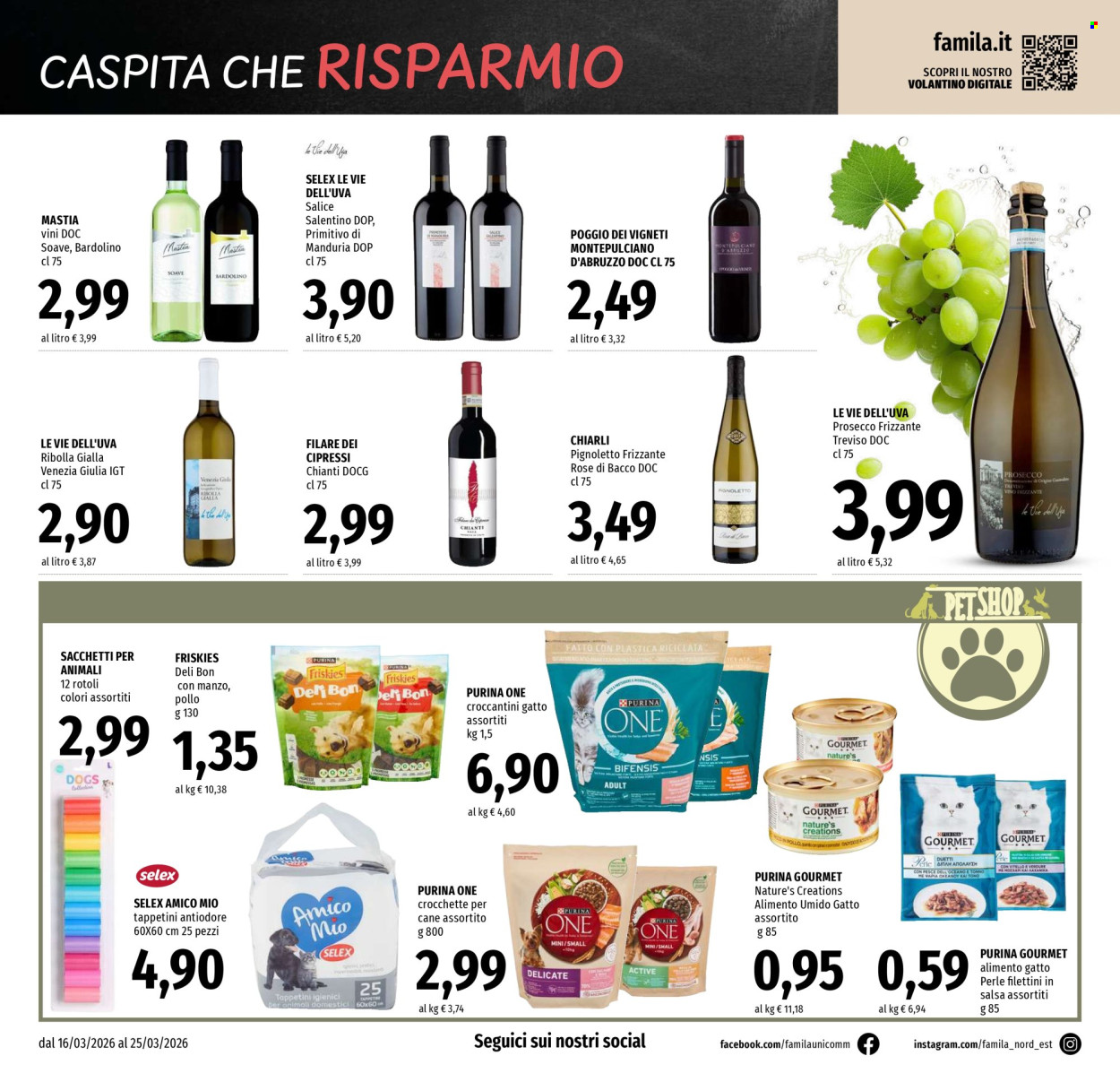 Volantino Famila - 16/3/2026 - 25/3/2026. Pagina 18