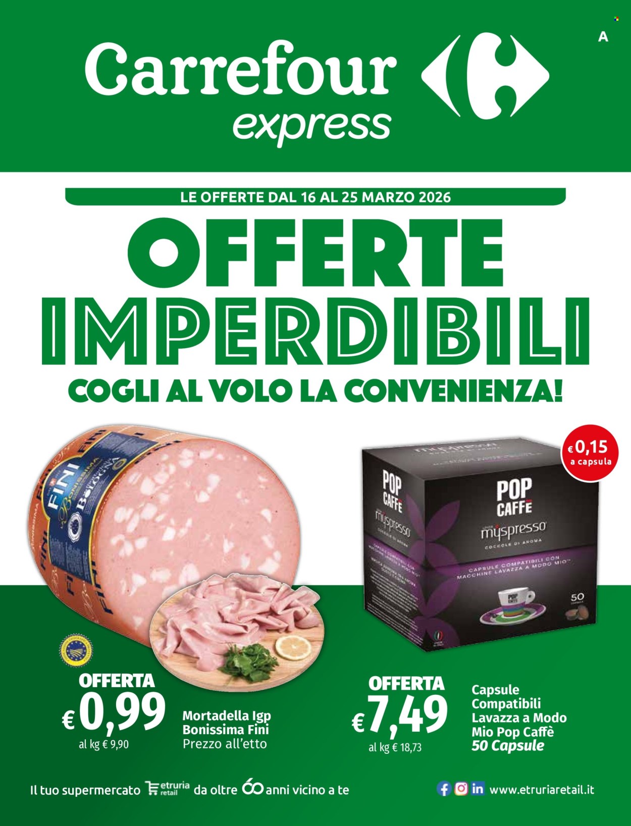 Volantino Carrefour - 16/3/2026 - 25/3/2026. Pagina 1