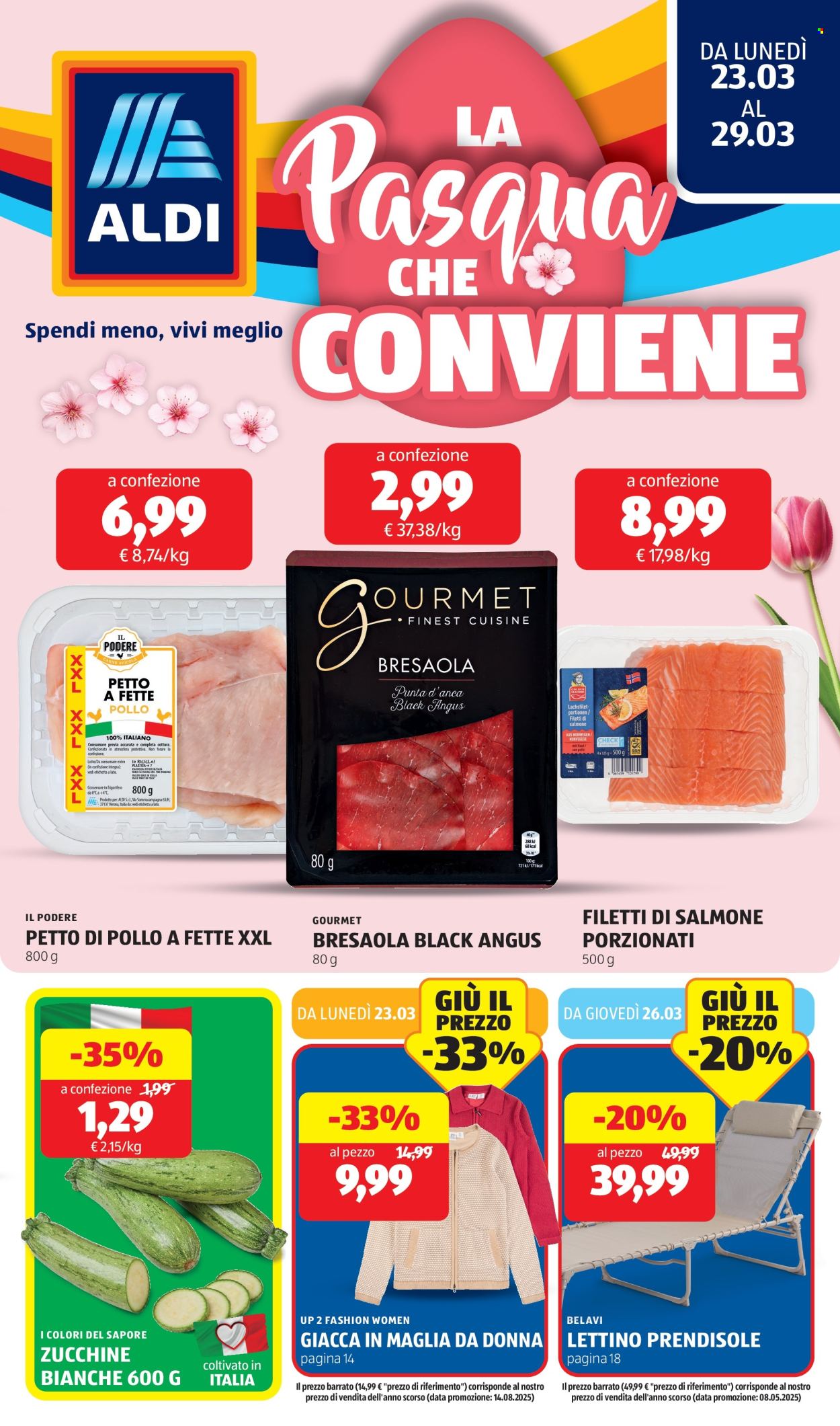 Volantino Aldi - 23/3/2026 - 29/3/2026. Pagina 1
