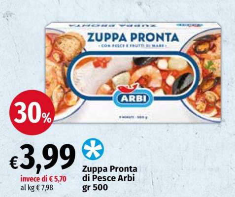 Zuppa Pronta di Pesce Arbi