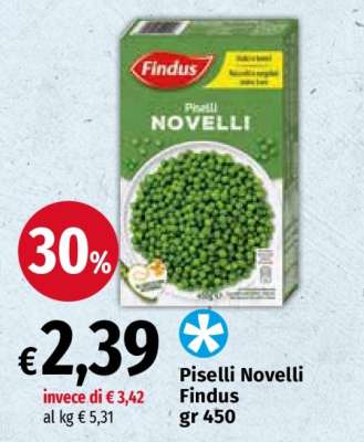 Piselli Novelli Findus
