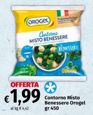 CONTORNO MISTO BENESSERE OROGEL