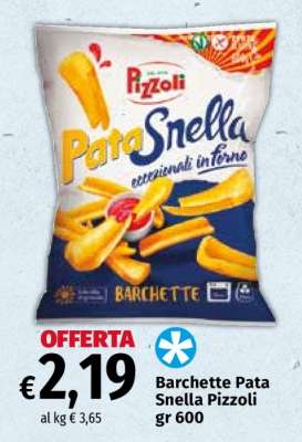 Barchette Pata Snella Pizzoli