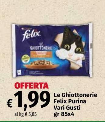 Le Ghiottonerie Felix Purina Vari Gusti