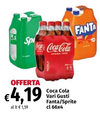 Coca Cola Vari Gusti Fanta/Sprite
