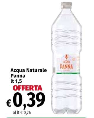 ACQUA NATURALE PANNA