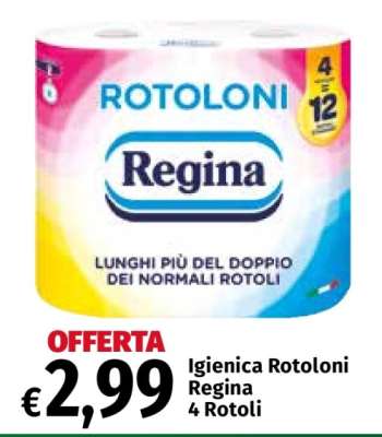 Igienica rotoloni REGINA