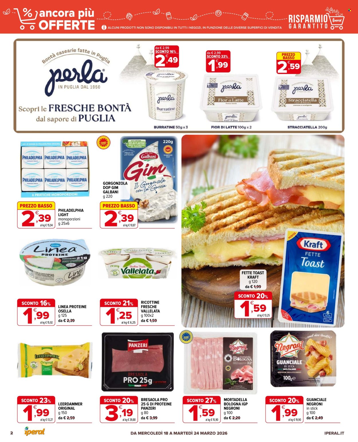 Volantino Iperal - 18/3/2026 - 24/3/2026. Pagina 2